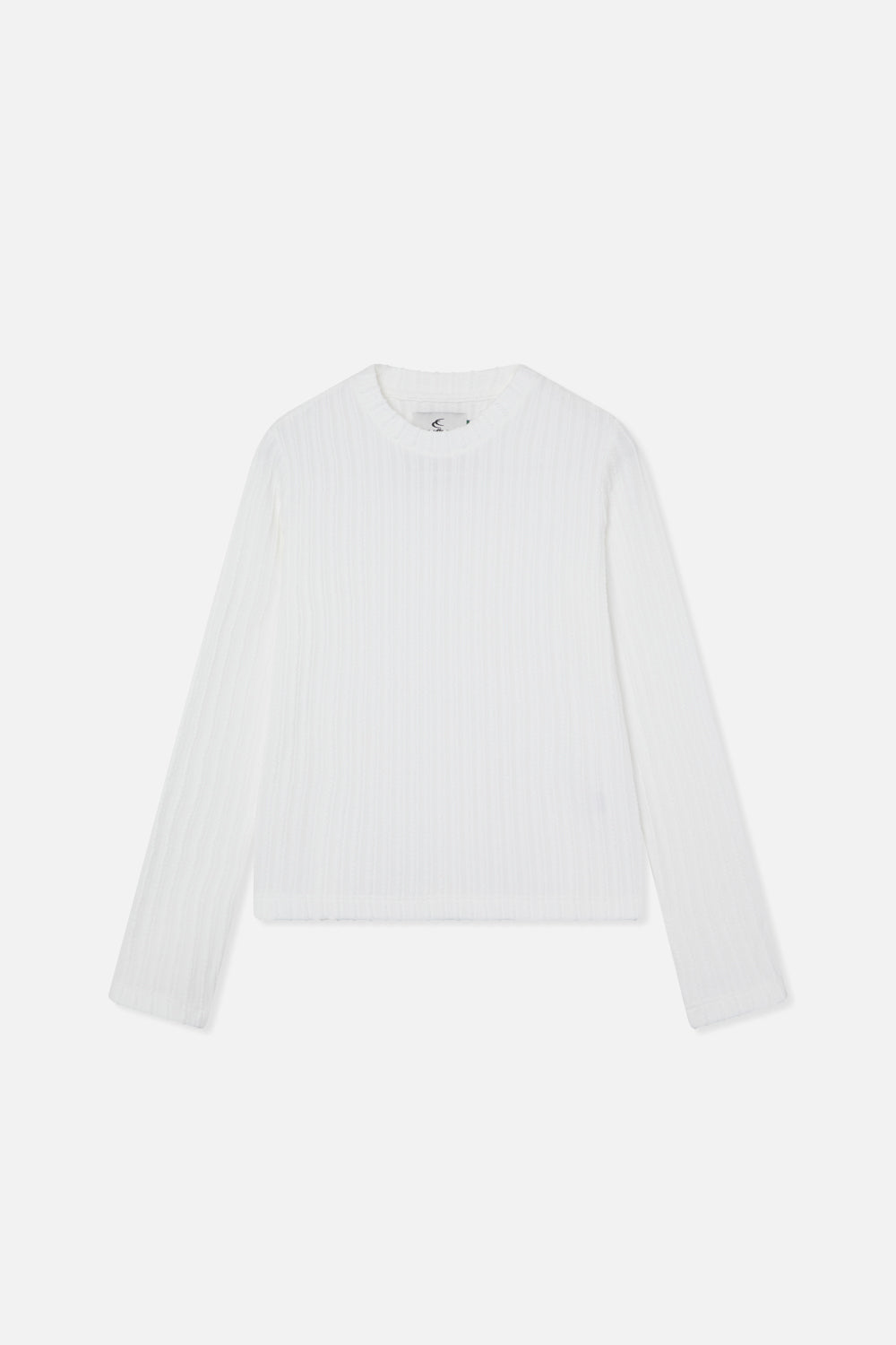 Elegancki ecru z długim rękawem