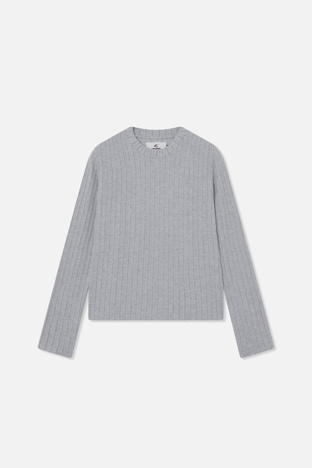 Elegancki szary długi rękaw