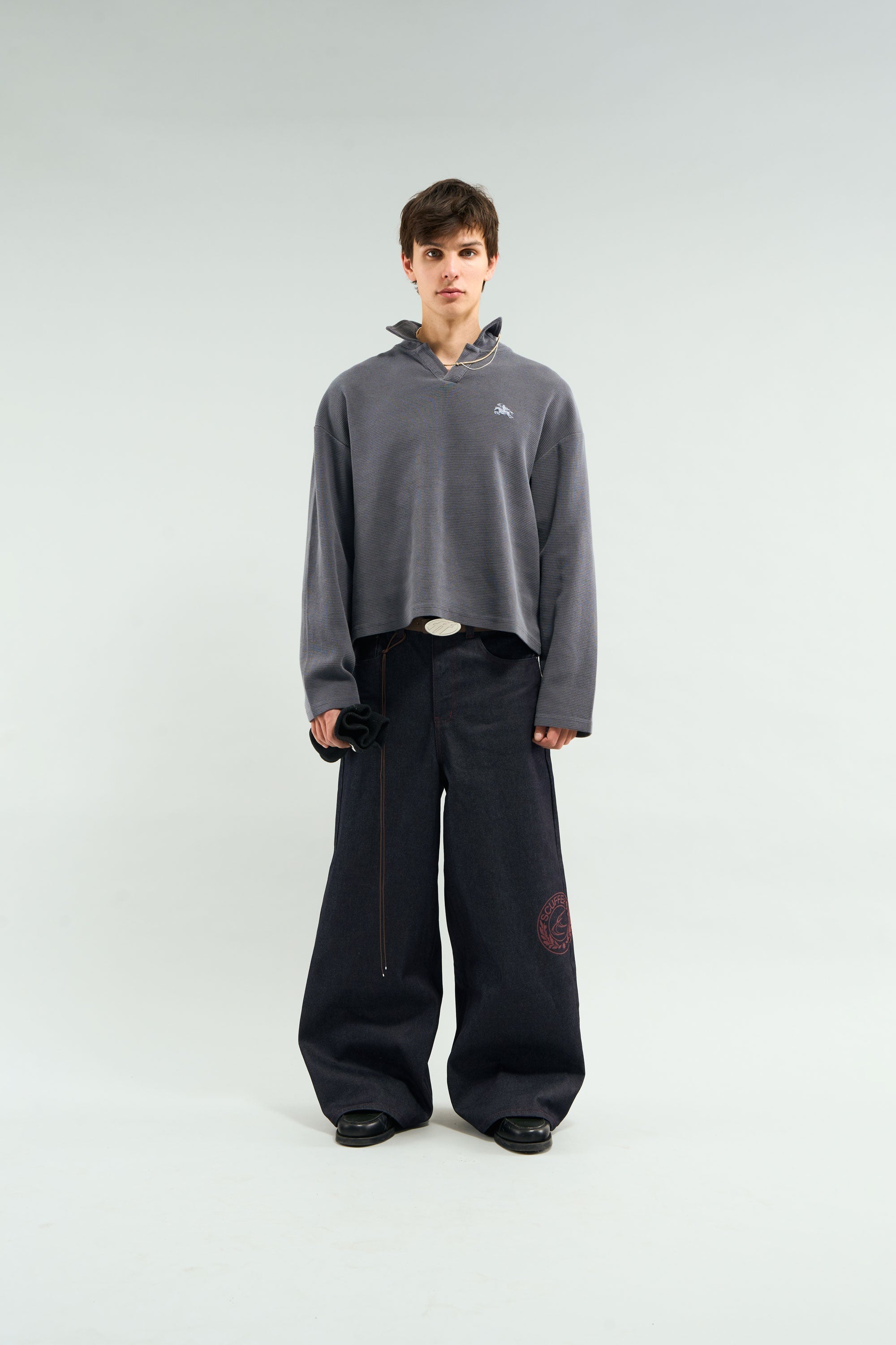 Spodnie Bimbo w kolorze ciemnego burgunda