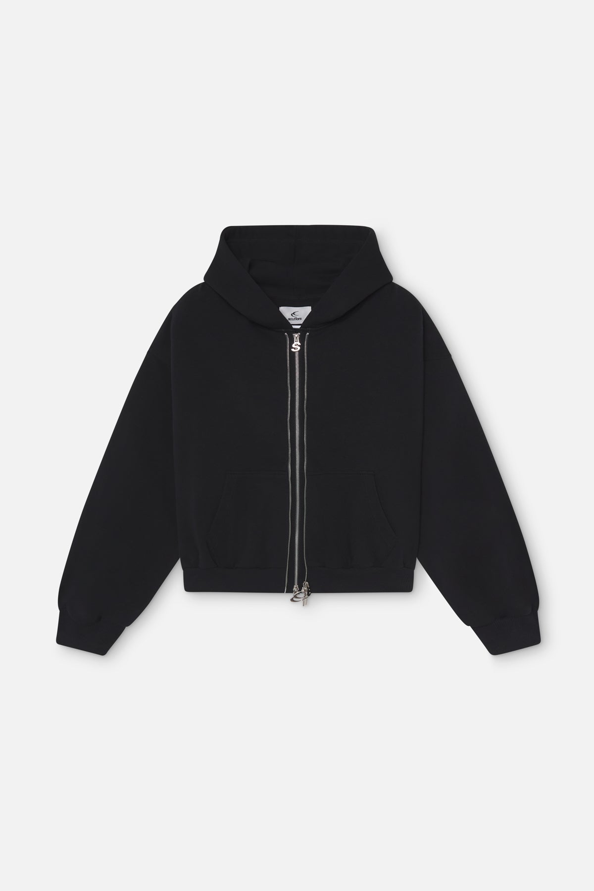 Zamek błyskawiczny ze stali czarnej