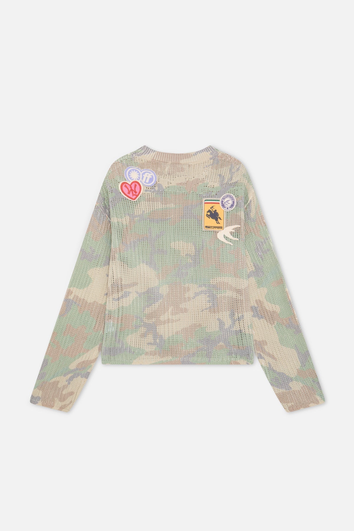 Dzianina w kamuflażu Triple Moon