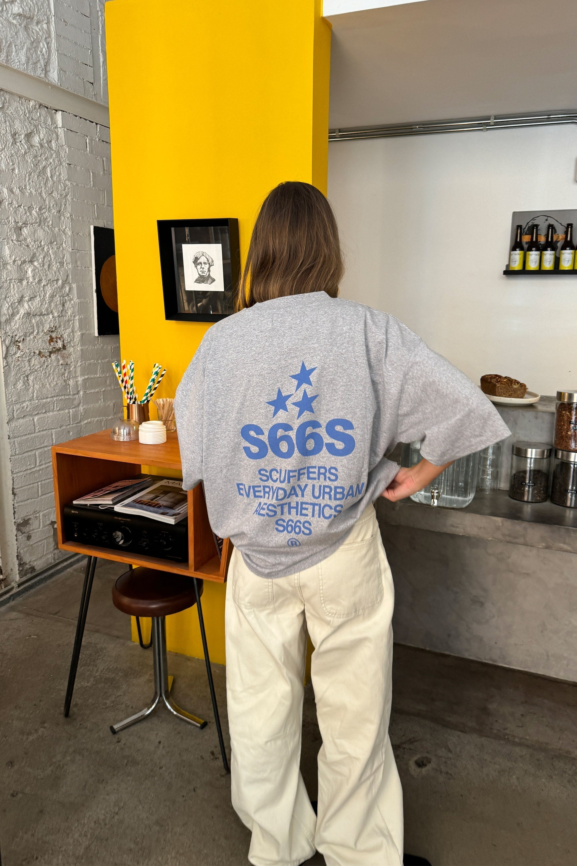 Koszulka SEAS w kolorze szaro-niebieskim