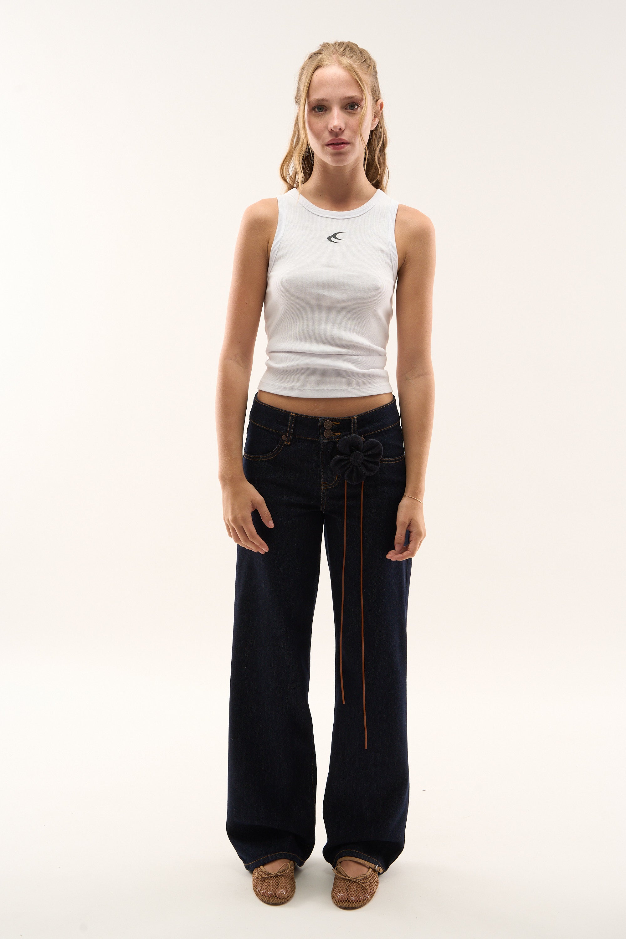 Spodnie w kolorze granatowym