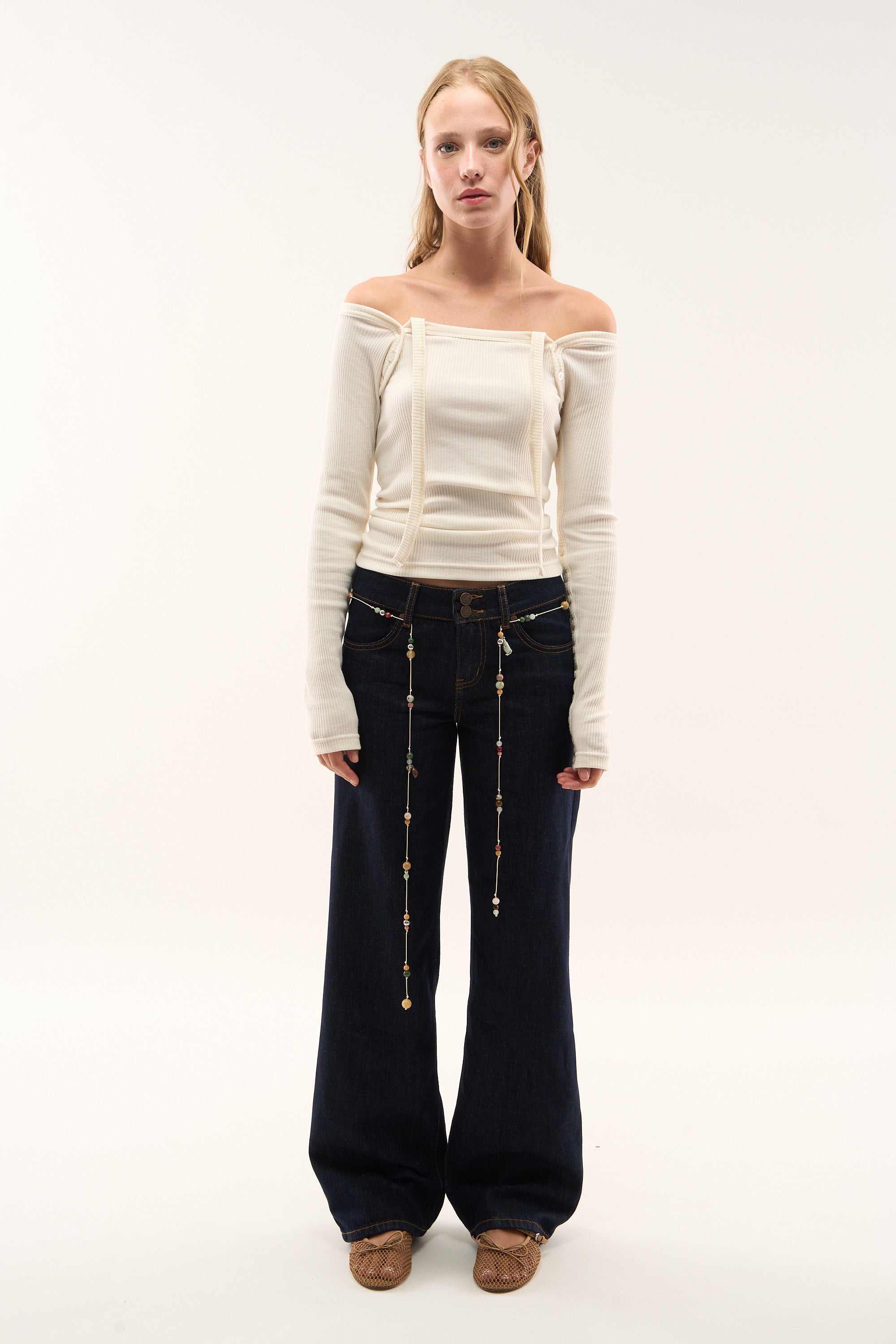 Przełącz Ecru Longsleeve