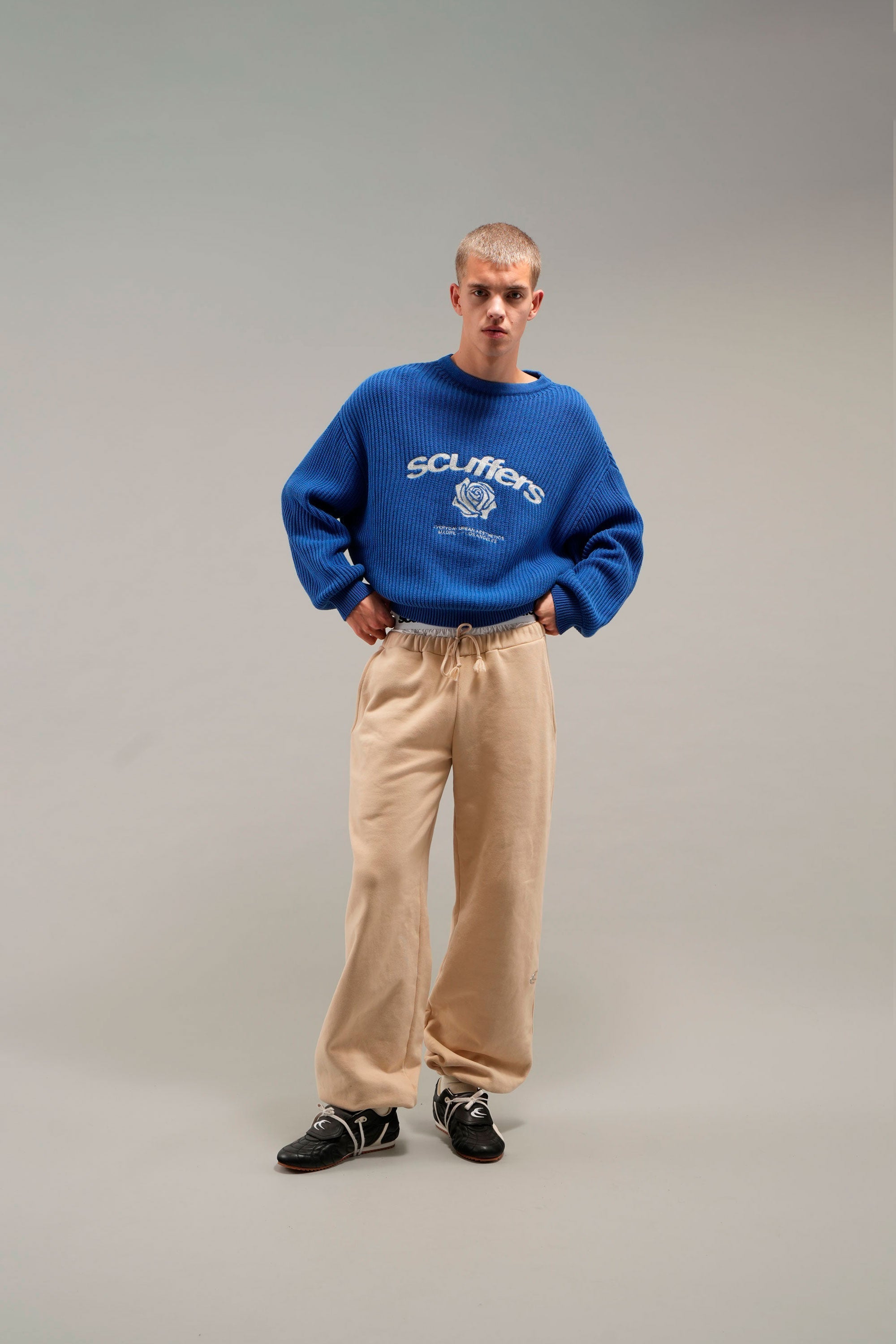 Róża Royal Blue Knit