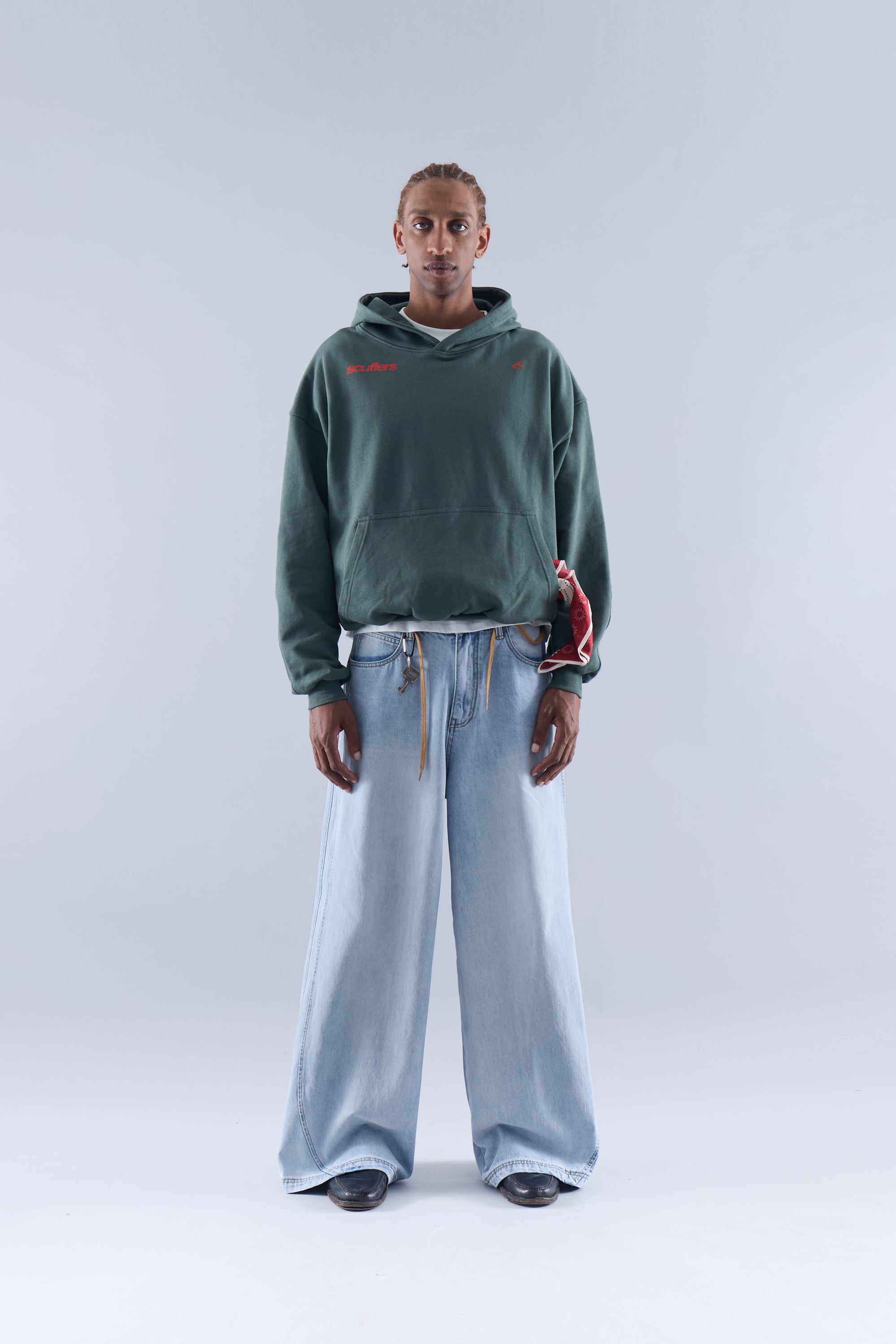 Zielona bluza z kapturem Motor Studios